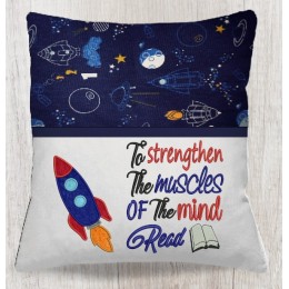 Space Rocket with To Strengthen Reading Pillow