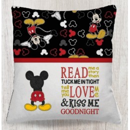 mickey mouse behind with read me a story