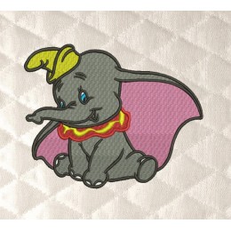 Dumbo embroidery design