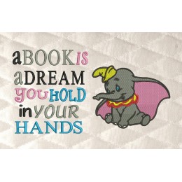 Dumbo with a book is a dream