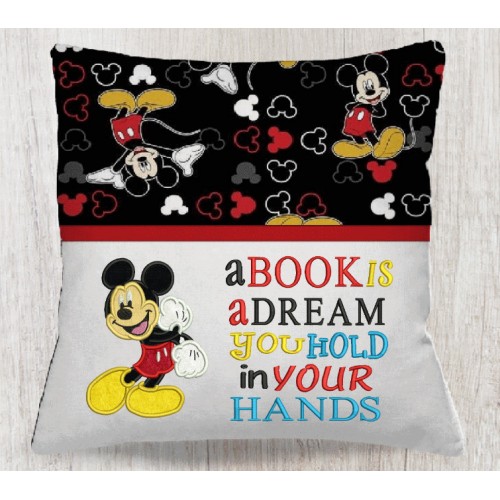 Mickey Mouse with a book is a dream