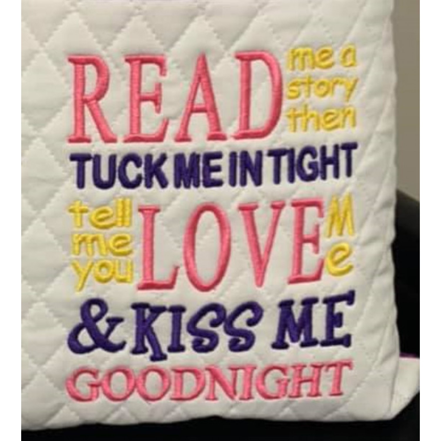 Read me a story embroidery Read me a story embroidery