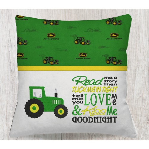 Tractor with read me a story Reading Pillow
