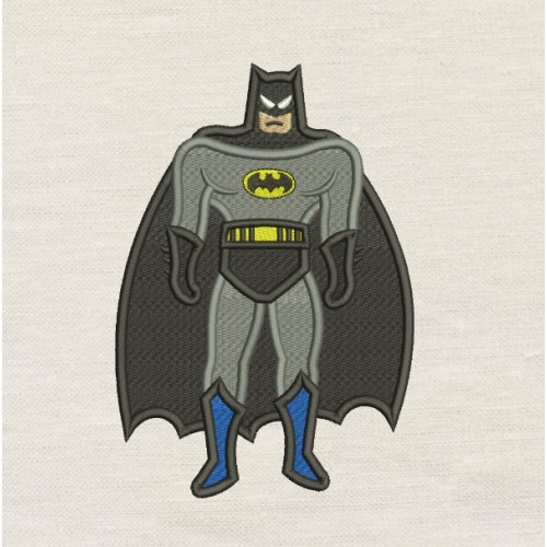 Batman embroidery design