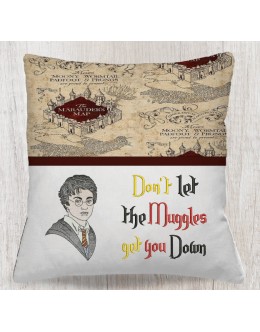 Harry potter with don't let reading pillow