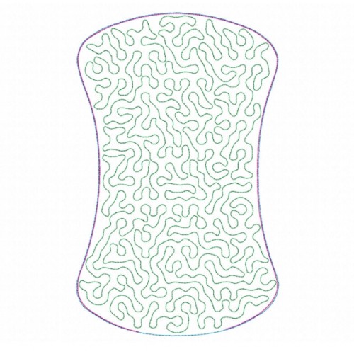 Burp Cloth ITH In The Hoop Embroidery Design