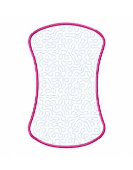 Burp Cloth In The Hoop Embroidery Design