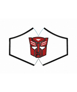 Face mask Autobots For kids and adult in the hoop