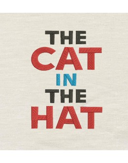 The cat in the hat word
