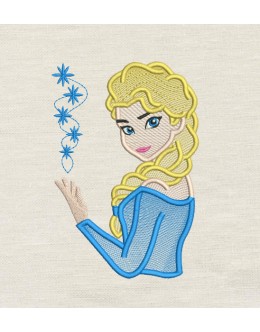 Elsa Frozen Embroidery design