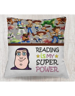 Toy story buzz face Reading is My Super power