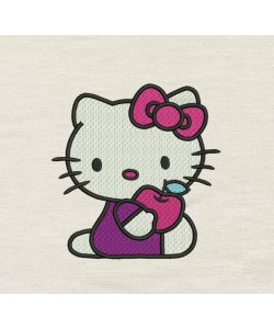 Hello Kitty embroidery