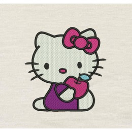 Hello Kitty embroidery design