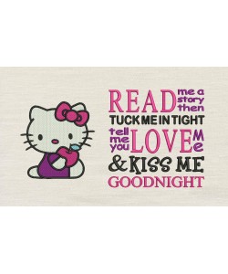 Hello Kitty read me a story Reading Pillow
