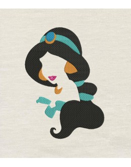 Jasmine embroidery design