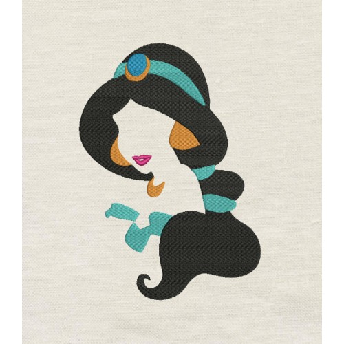 Jasmine embroidery design