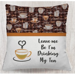 Tea Cup with Leave me reading pillow Tea Cup with Leave me reading pillow