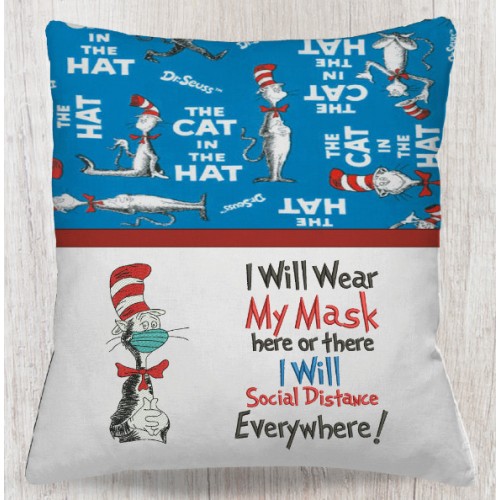 The cat in the hat mask with i will wear