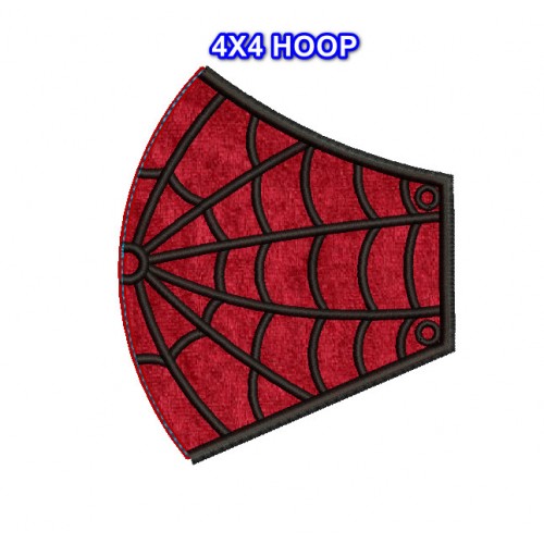 Face Mask Spiderman v4 HOOP 4X4 in the hoop