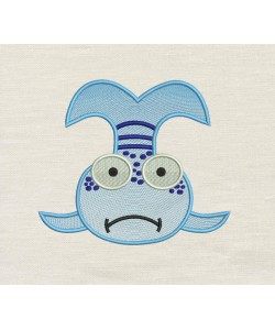 Pout Pout Fish embroidery