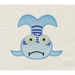 Pout Pout Fish embroidery design