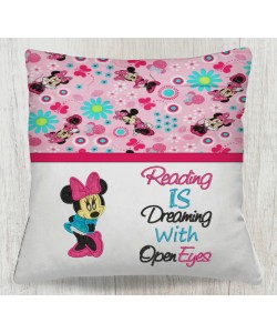 Minnie mouse one who reading is dreaming