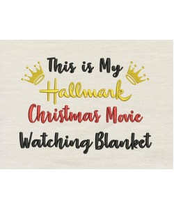 This is my hallmark Christmas movies watching blanket