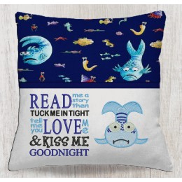 Pout pout fish embroidery with read me a story
