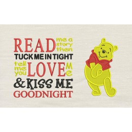 Winnie the Pooh with read me a story