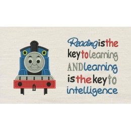 Thomas embroidery with Reading is the key