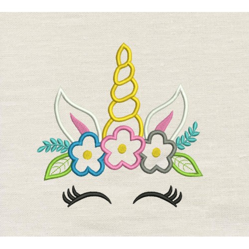Unicorn Empty Embroidery design