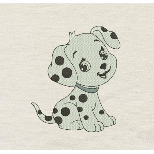 Dalmatian Dog embroidery design