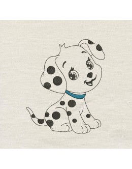 Dalmatian Dog embroidery design