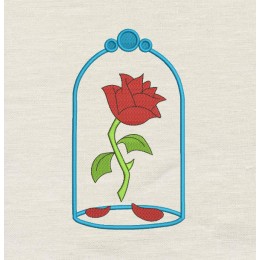 Belle Rose embroidery design