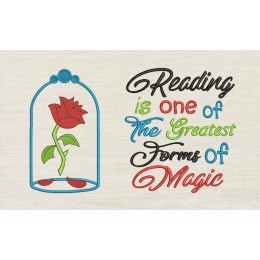 Belle Rose with reading is one of