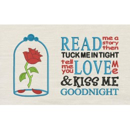 Belle Rose with read me a story