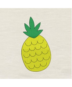 Pineapple embroidery