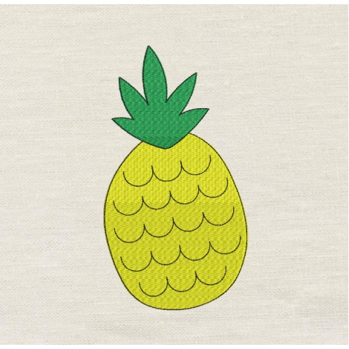 Pineapple embroidery