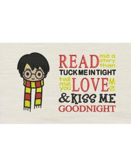 Harry potter scarf with read me a story