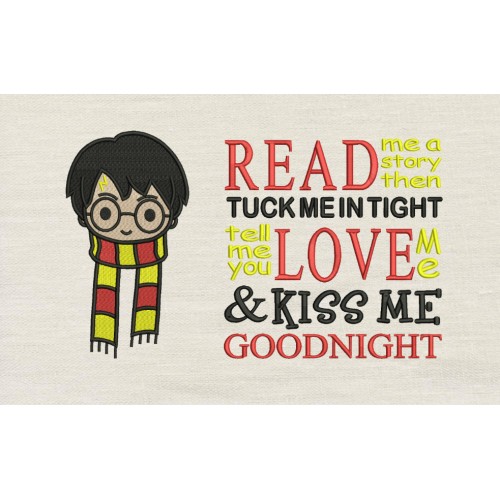 Harry potter scarf with read me a story