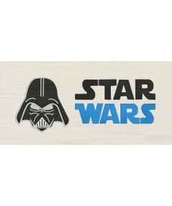 Star Wars Name with Star Wars embroidery