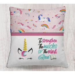 Unicorn jeune embroidery with To strengthen