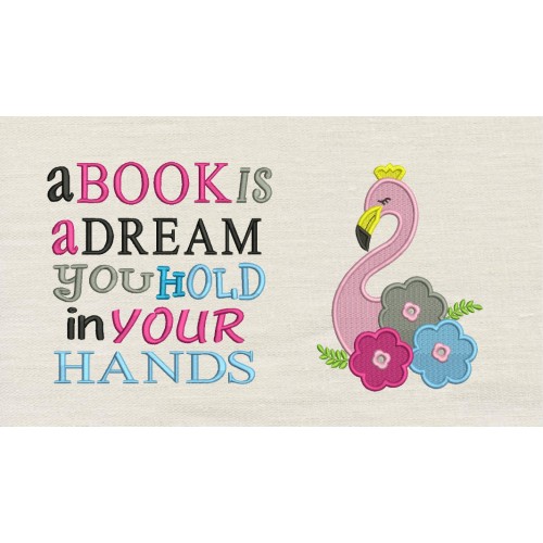 Flamingo a book is a dream