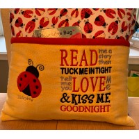 Ladybug with read me a story read reading Pillow