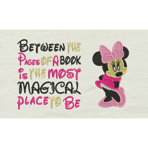 Minnie mouse embroidery Between the Pages Minnie mouse embroidery Between the Pages