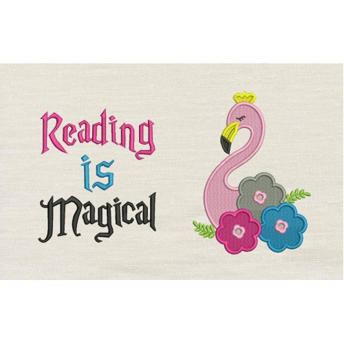 Flamingo Reading is Magical