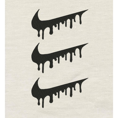 N1ke Triple Embroidery Design