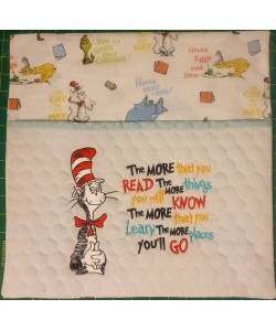 Dr. Seuss embroidery with the more that you read