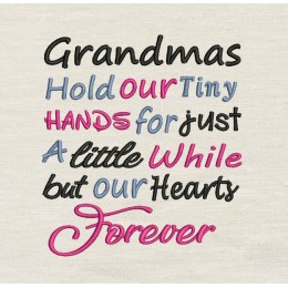 Grandmas Embroidery design