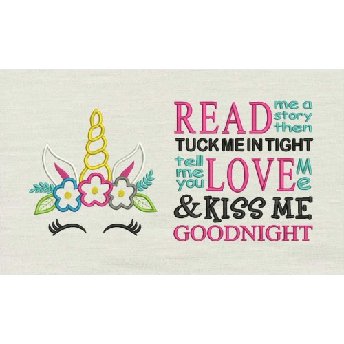 Unicorn empty with Read me a story
